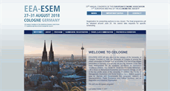 Desktop Screenshot of eea-esem-congresses.org